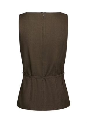 Nassa structure top Dark Brown Neo Noir 
